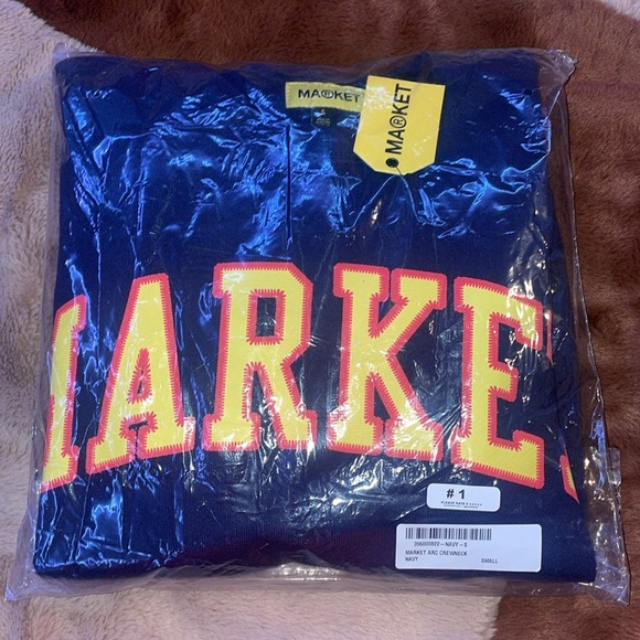 Chinatown Market Crewneck Navy Men’s Size Small - Picture 2 of 6